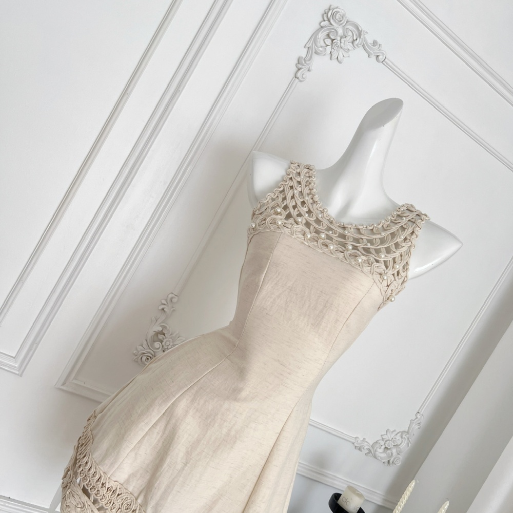 France style dress sleeveless sleeveless dress for women
