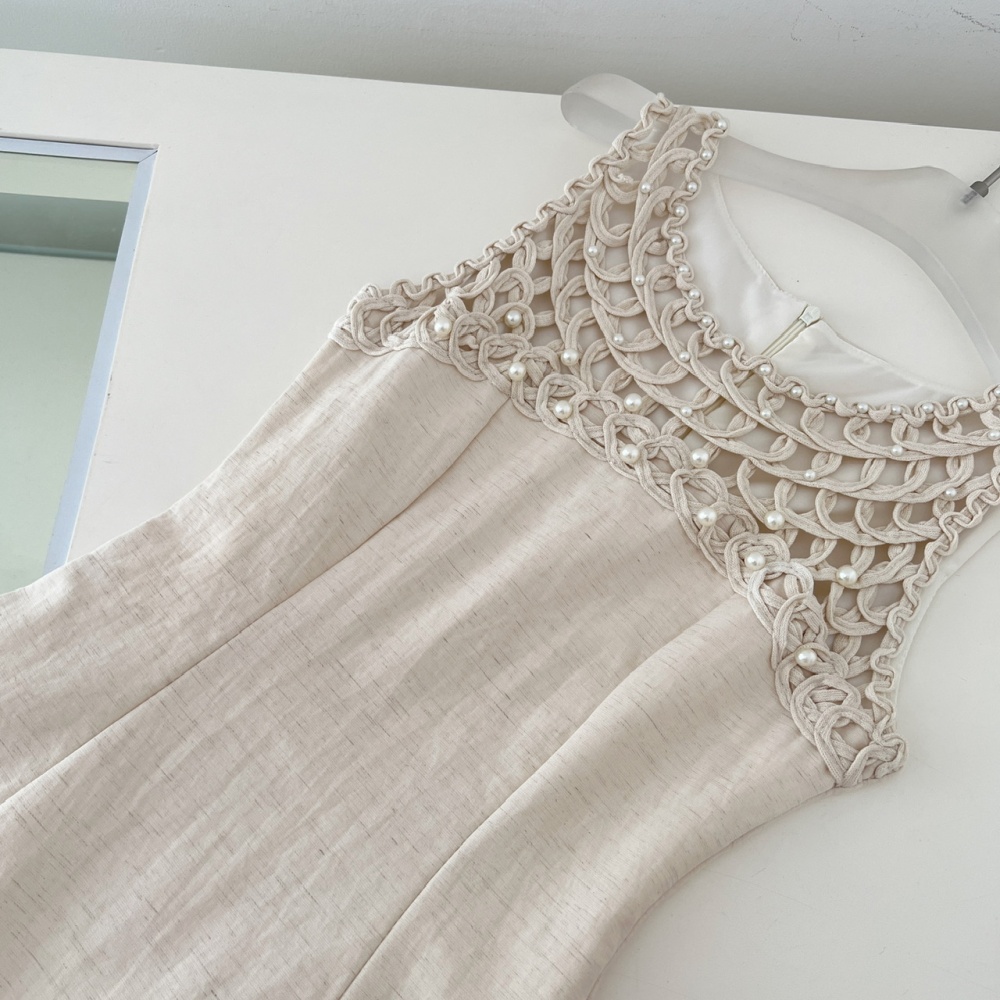 France style dress sleeveless sleeveless dress for women