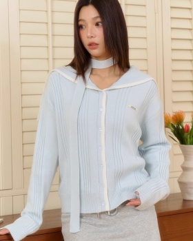 Spring lazy sweater knitted tops for women