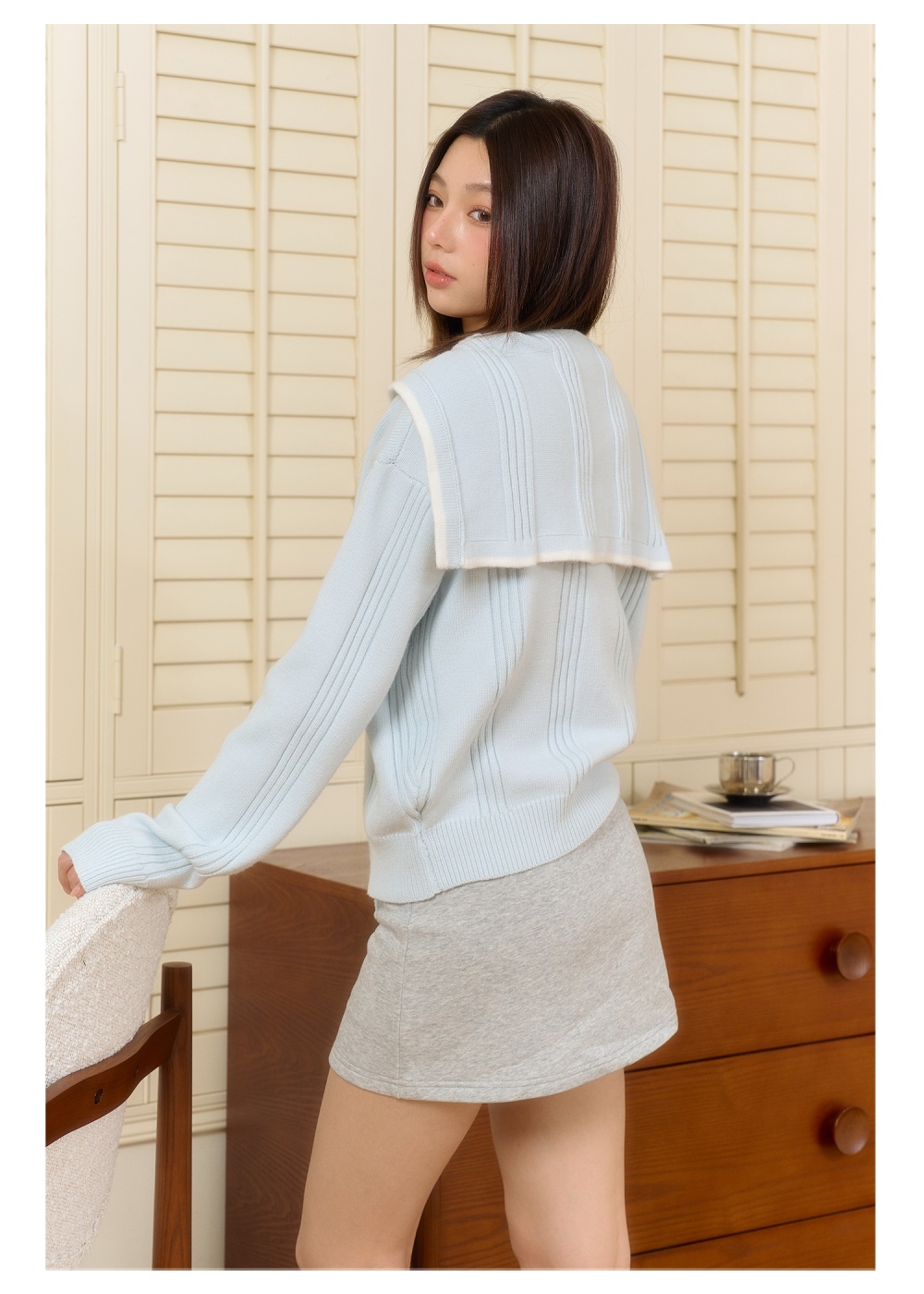 Spring lazy sweater knitted tops for women