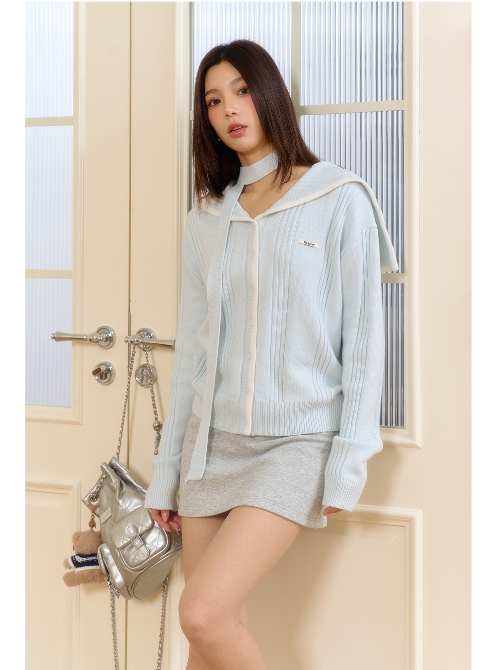 Spring lazy sweater knitted tops for women