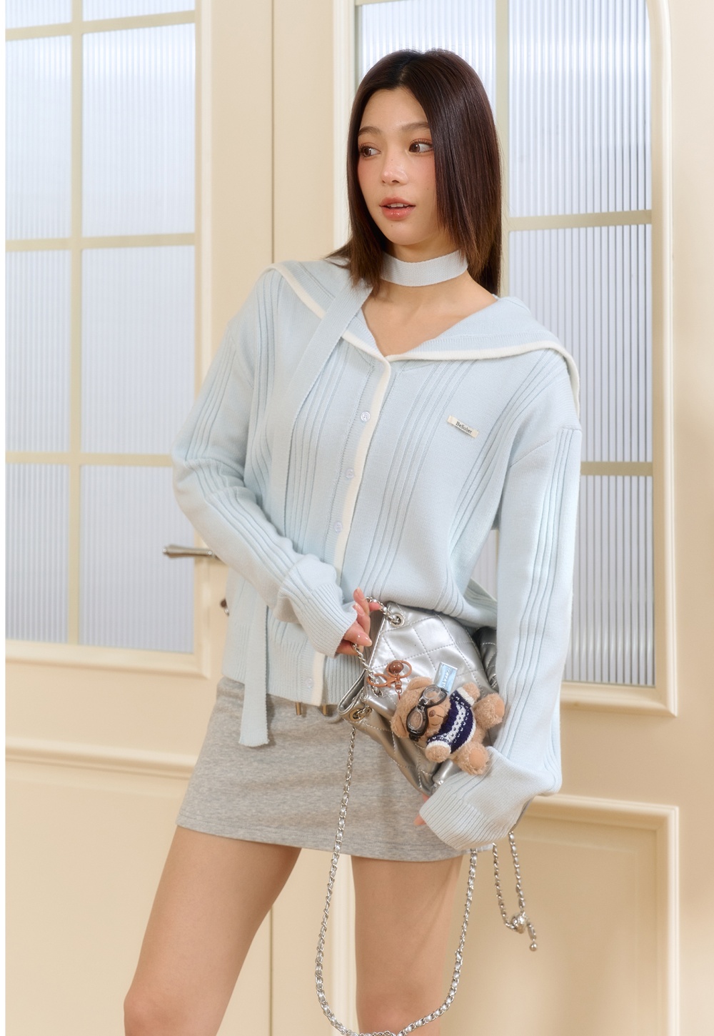 Spring lazy sweater knitted tops for women