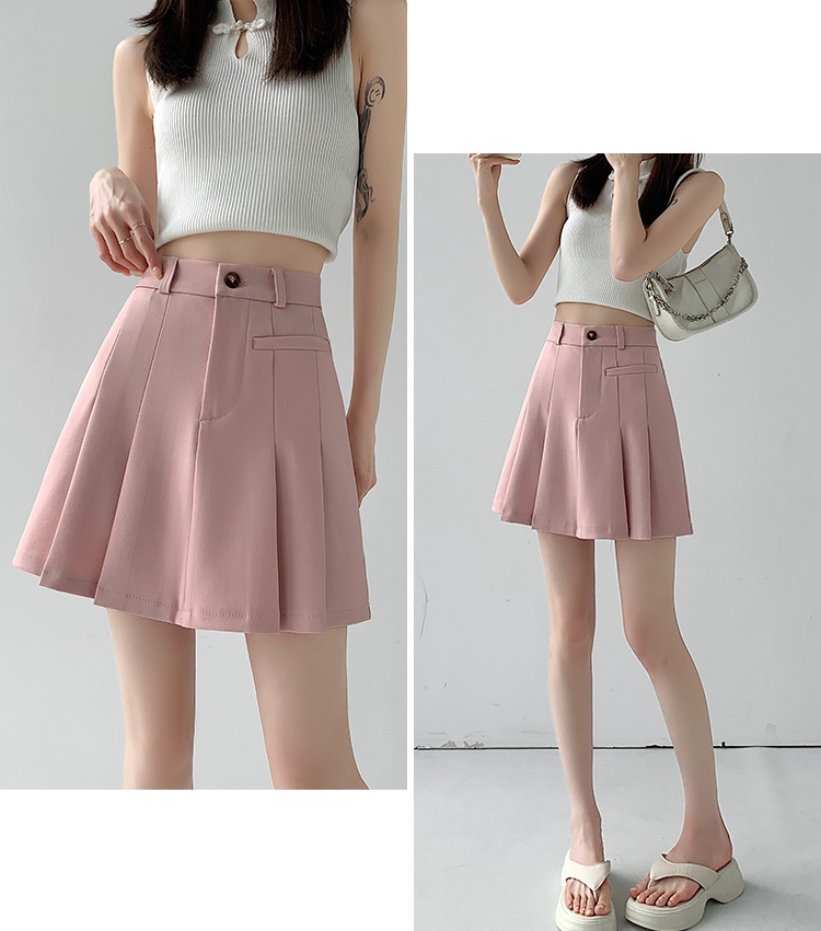 Slim summer short skirt dark-gray business suit for women