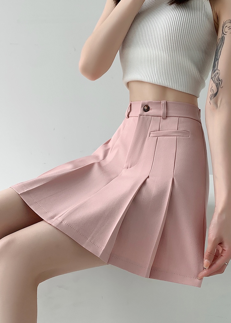 Slim summer short skirt dark-gray business suit for women