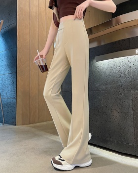 High waist pants micro speaker flare pants for women