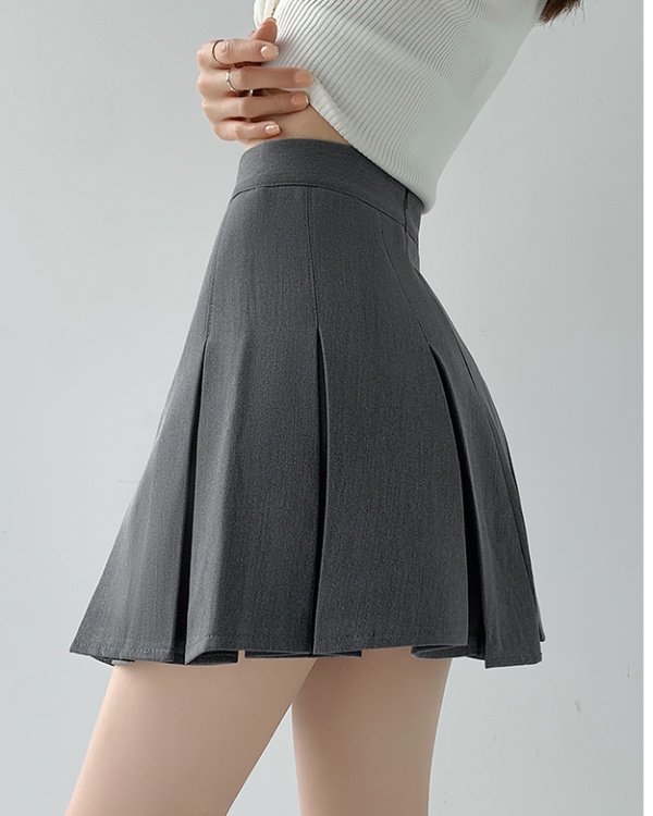 Korean style commuting culottes A-line college style skirt