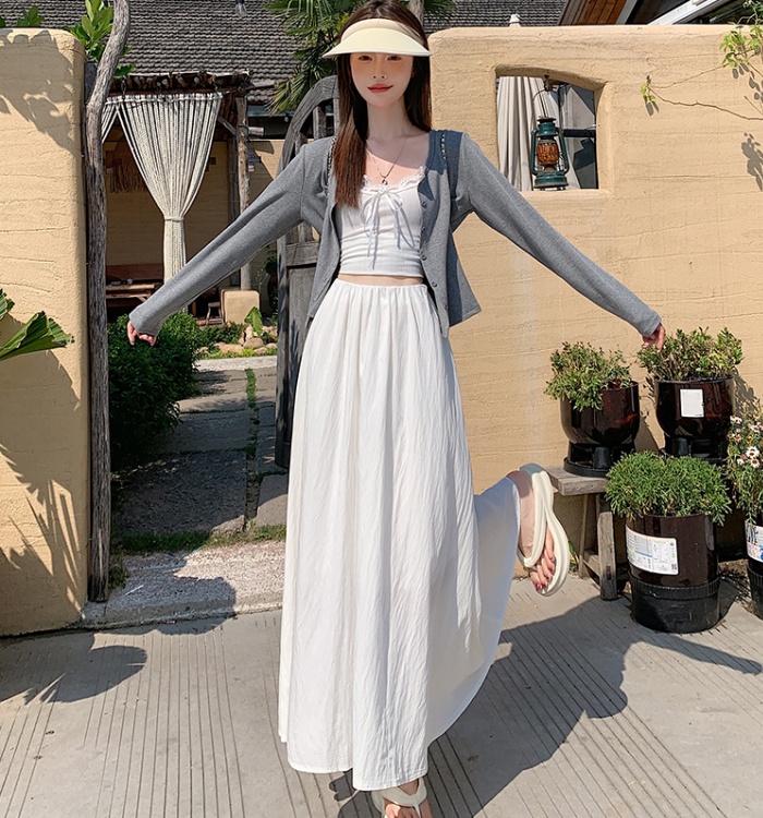 Summer thick and disorderly college style skirt for women
