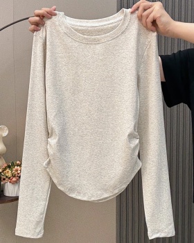 Inside the ride bottoming shirt T-shirt for women