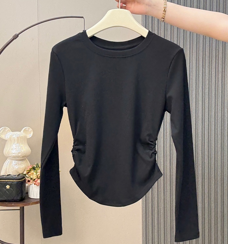 Inside the ride bottoming shirt T-shirt for women