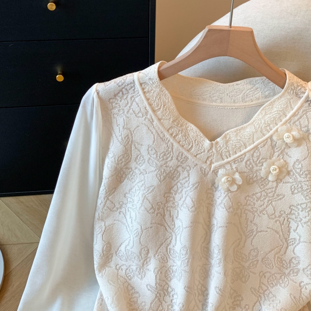 Pullover sweater temperament bottoming shirt for women