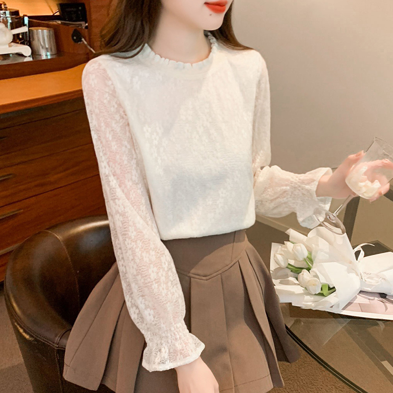 France style shirt inside the ride tops for women