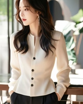 Ladies light luxury tops temperament shirt