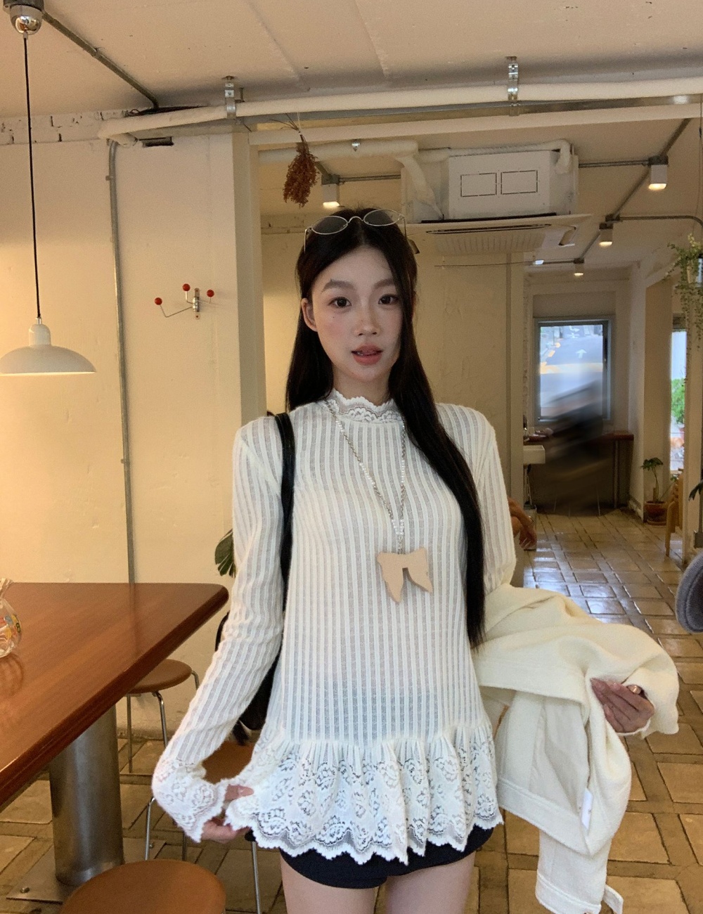 Korean style bottoming shirt long sleeve tops