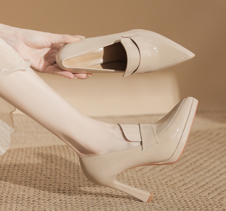 Pointed fine-root shoes autumn high-heeled shoes