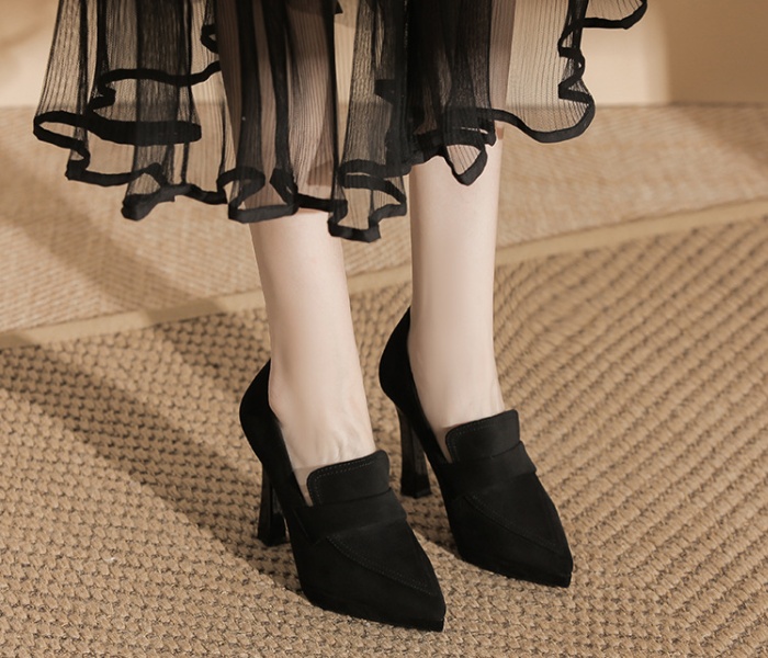 Autumn shoes pointed high-heeled shoes for women
