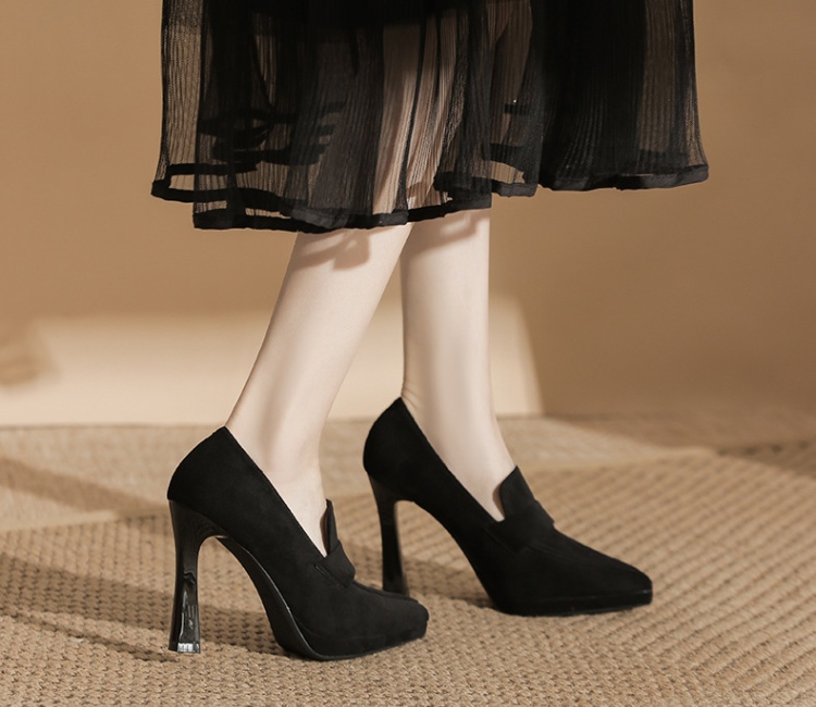 Autumn shoes pointed high-heeled shoes for women