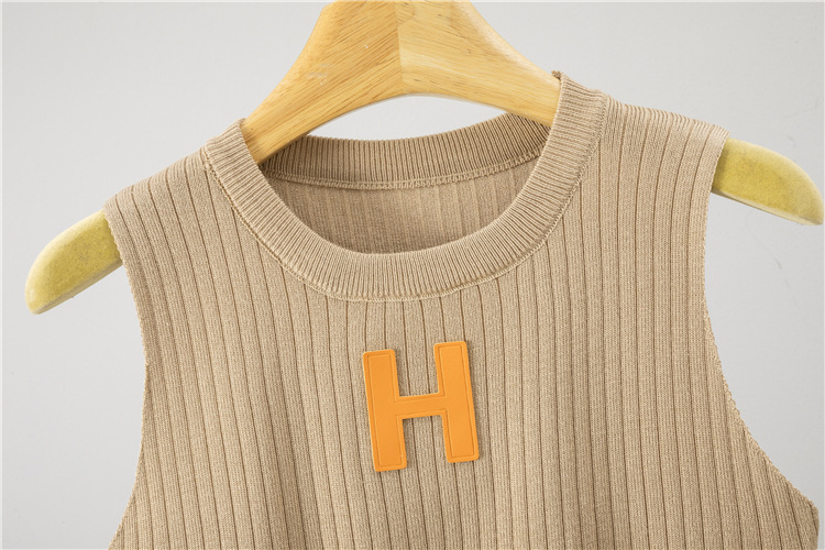 Knitted vest Casual cardigan 3pcs set