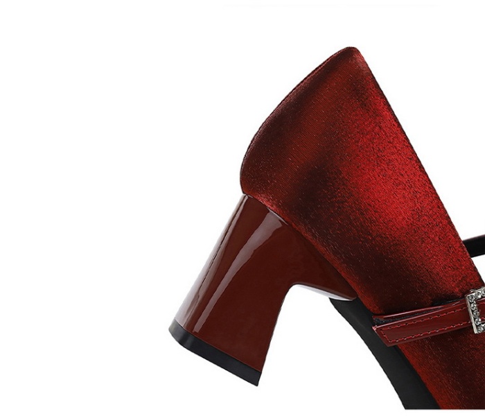 All-match middle-heel shoes for women