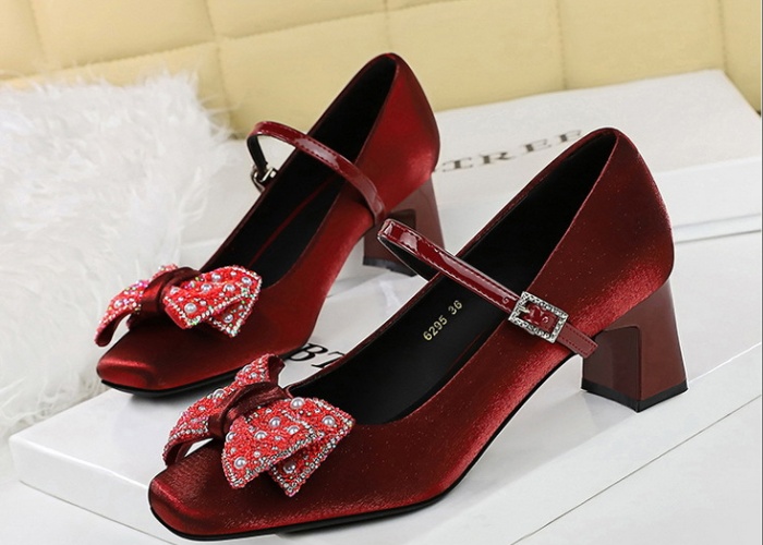 All-match middle-heel shoes for women