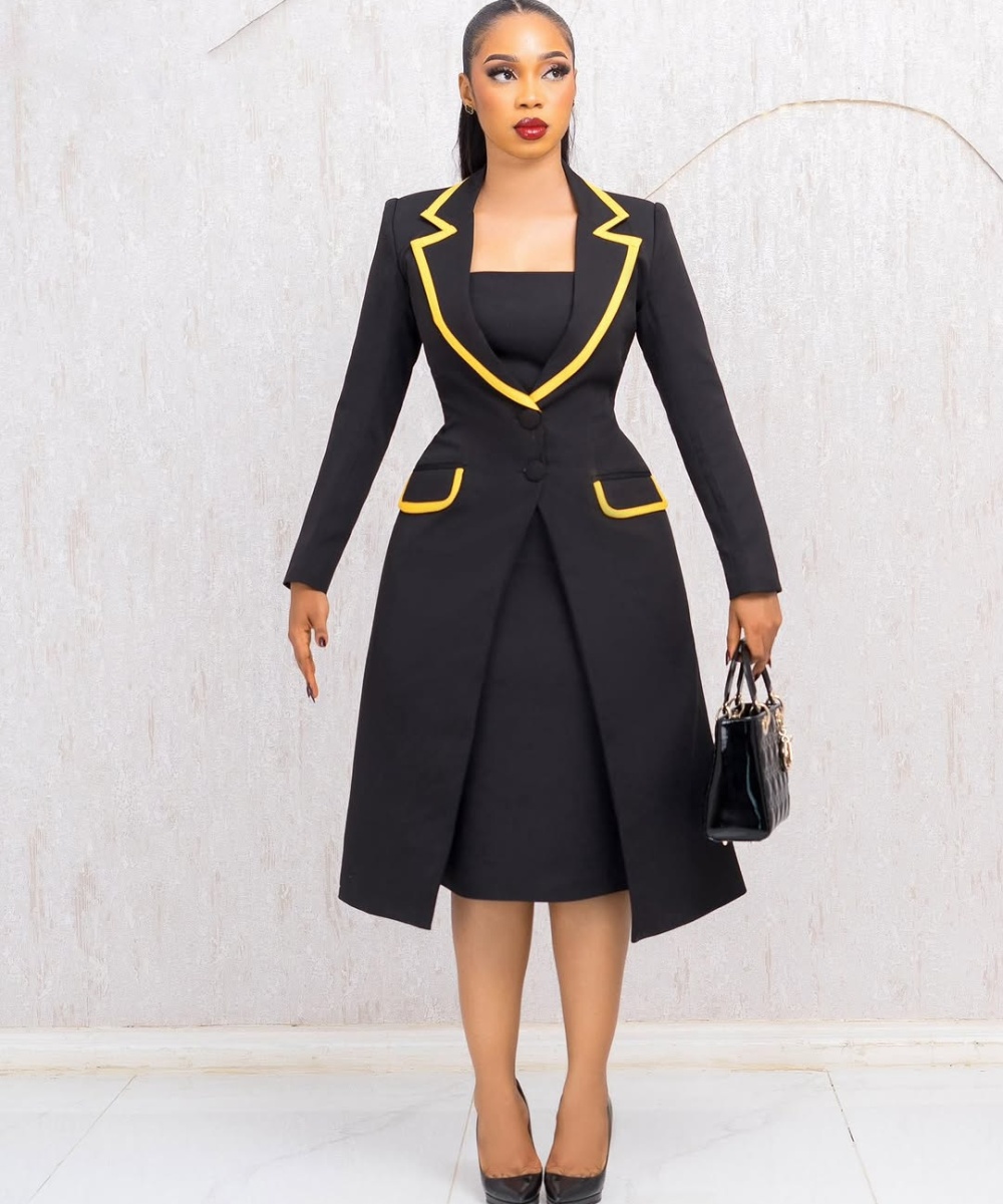 Elasticity pinched waist dress lapel elegant vest 2pcs set