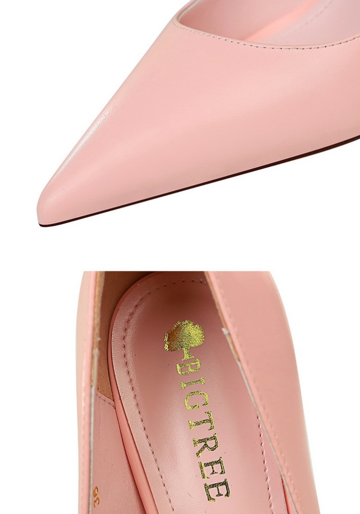 Fine-root Korean style pointed high-heeled shoes for women