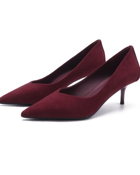 Fine-root high-heeled shoes leopard shoes for women