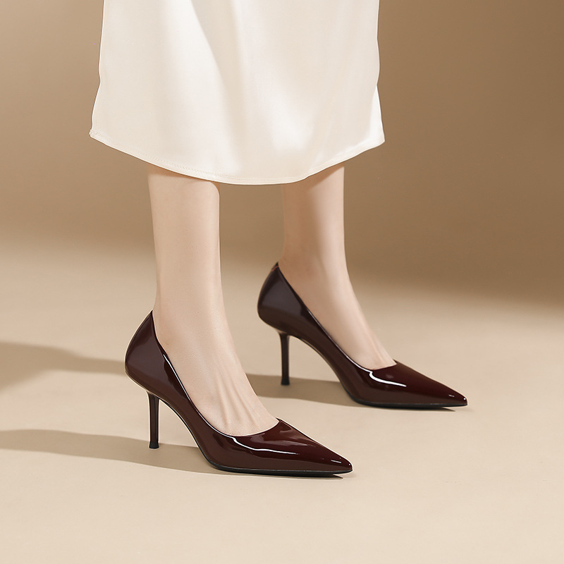 Profession high-heeled shoes pointed shoes for women