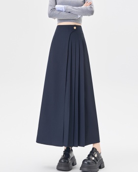 Slim pleated business suit straight skirt for women