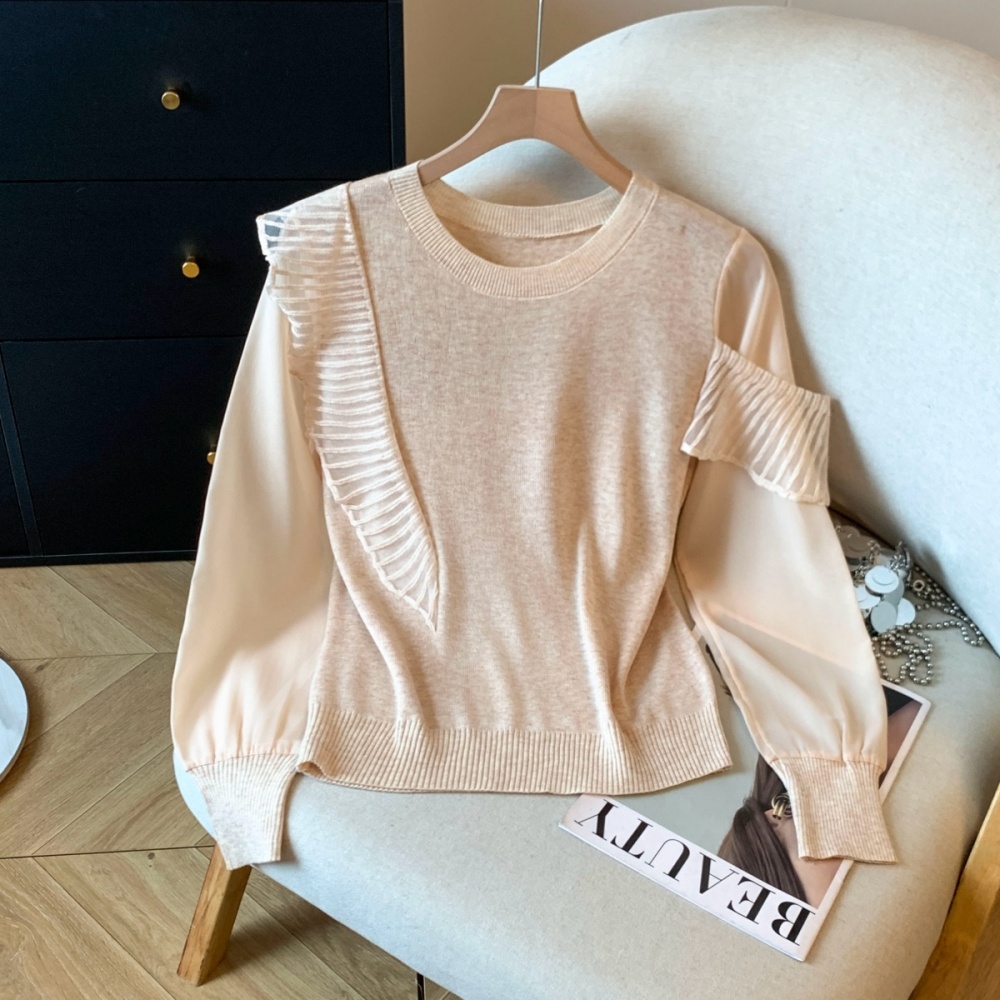 Autumn France style sweater lazy Korean style tops