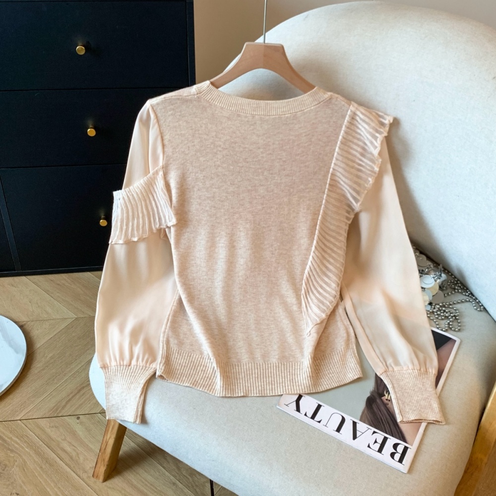 Autumn France style sweater lazy Korean style tops