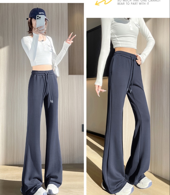 High waist autumn pants sports sweatpants for women