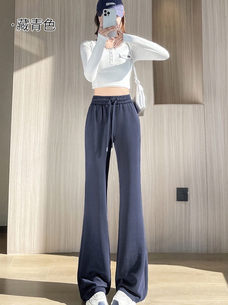 High waist autumn pants sports sweatpants for women
