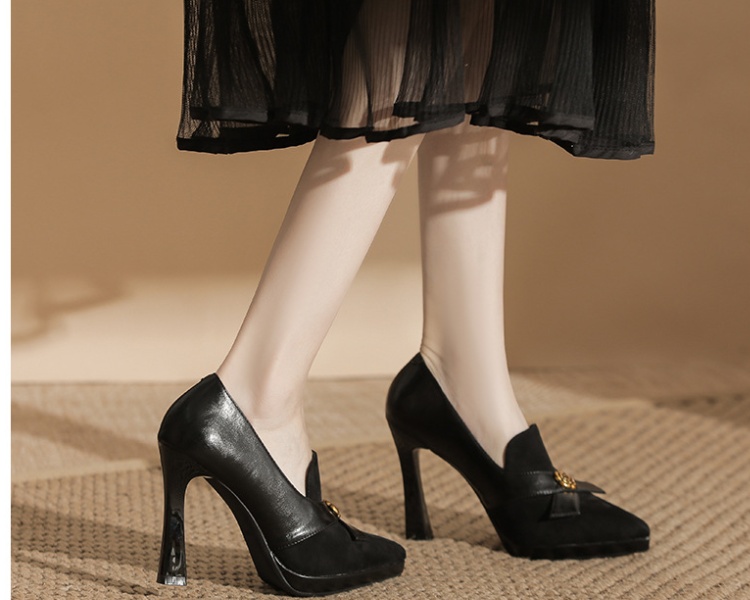 Broadcloth high-heeled shoes shoes for women