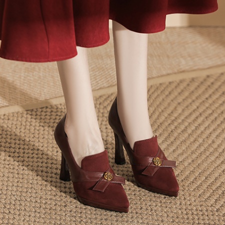 Broadcloth high-heeled shoes shoes for women