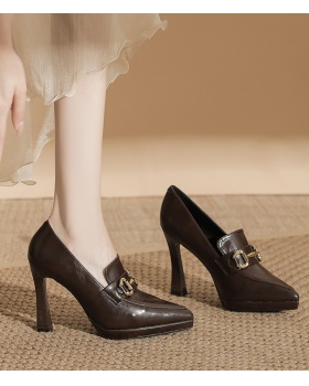 Fine-root high-heeled shoes high-heeled platform for women