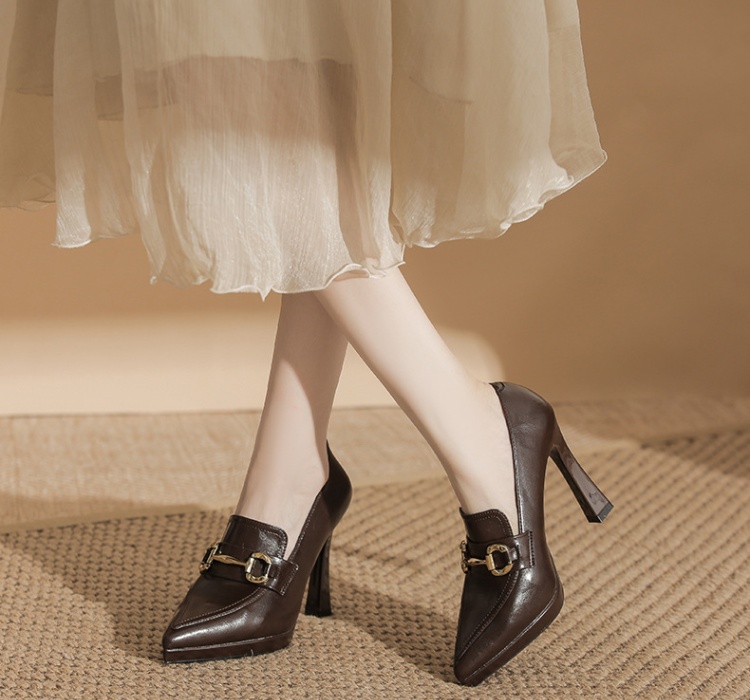 Fine-root high-heeled shoes high-heeled platform for women