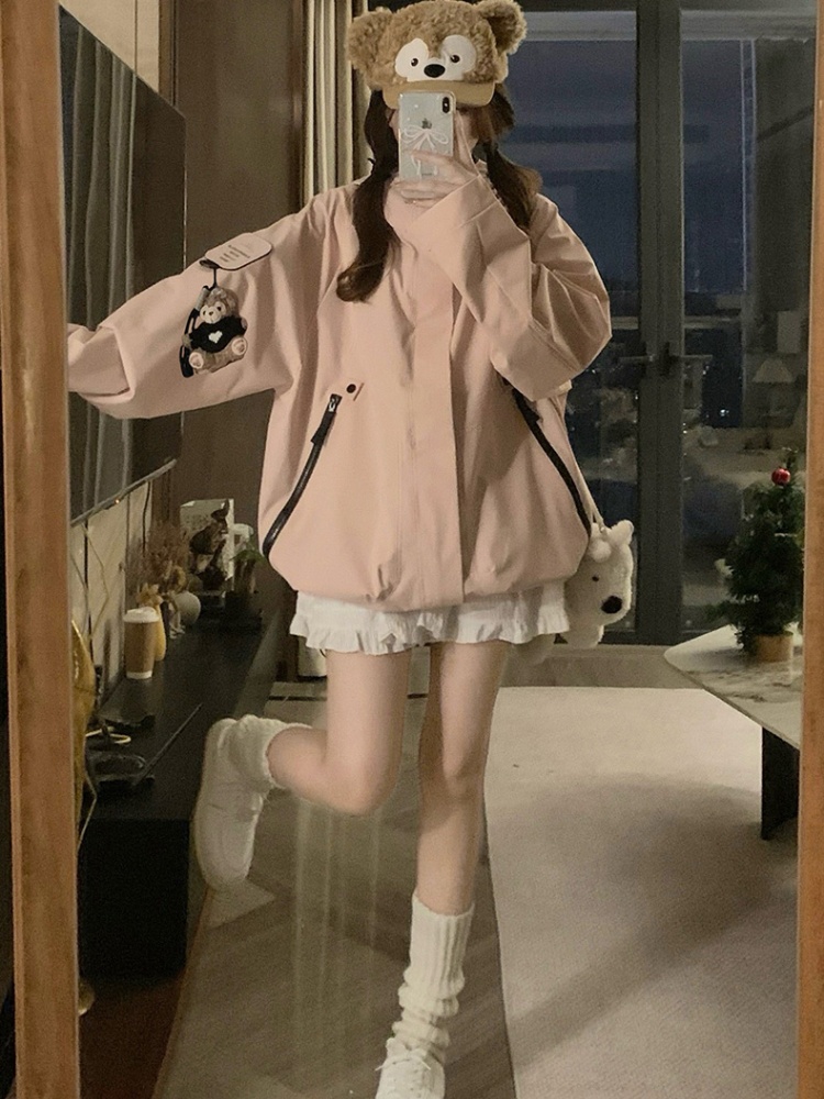 Waterproof couples coat autumn and winter windbreaker