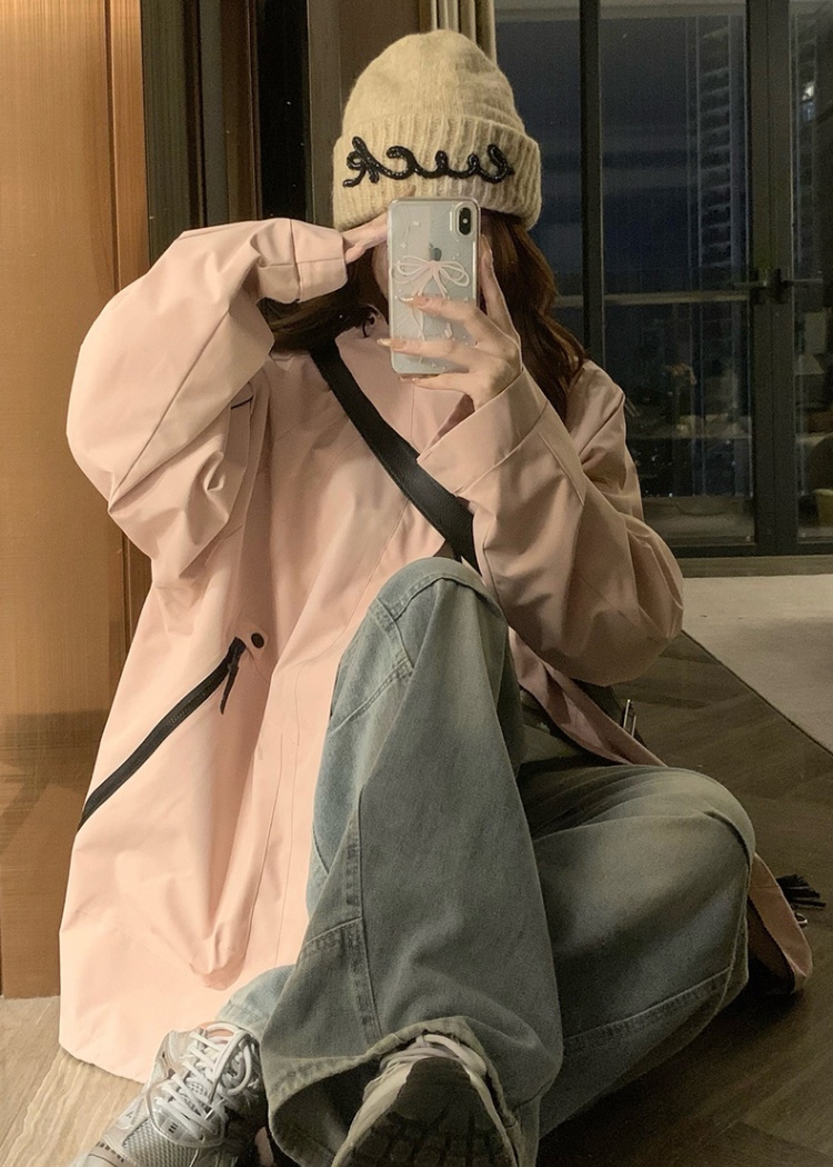Waterproof couples coat autumn and winter windbreaker