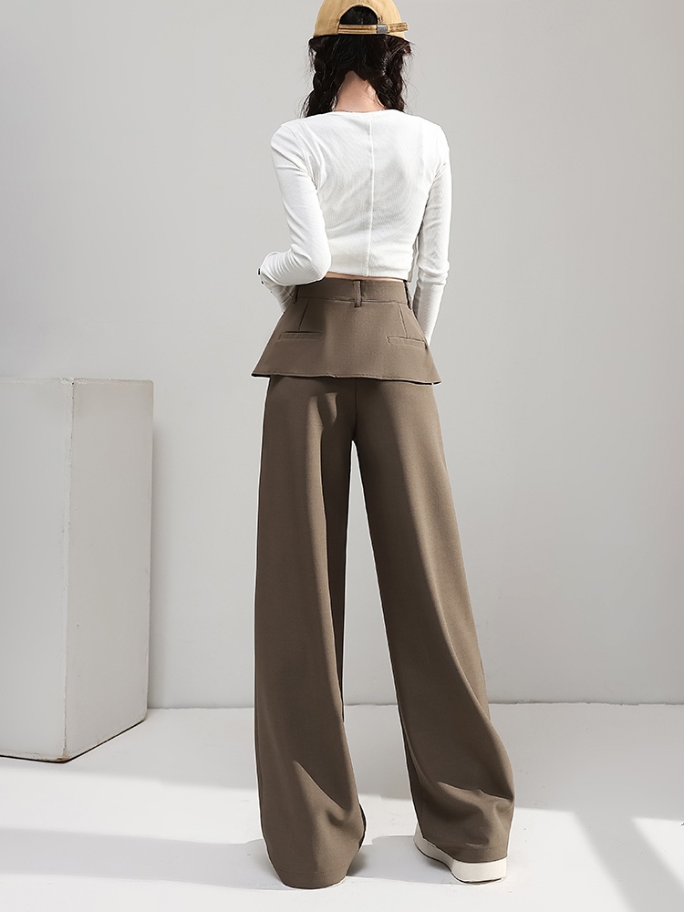 Pseudo-two suit pants casual pants