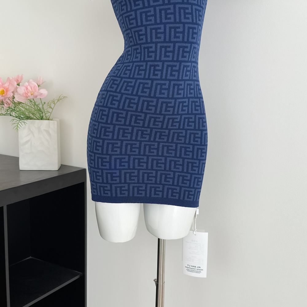 Temperament spicegirl short sleeve dress for women