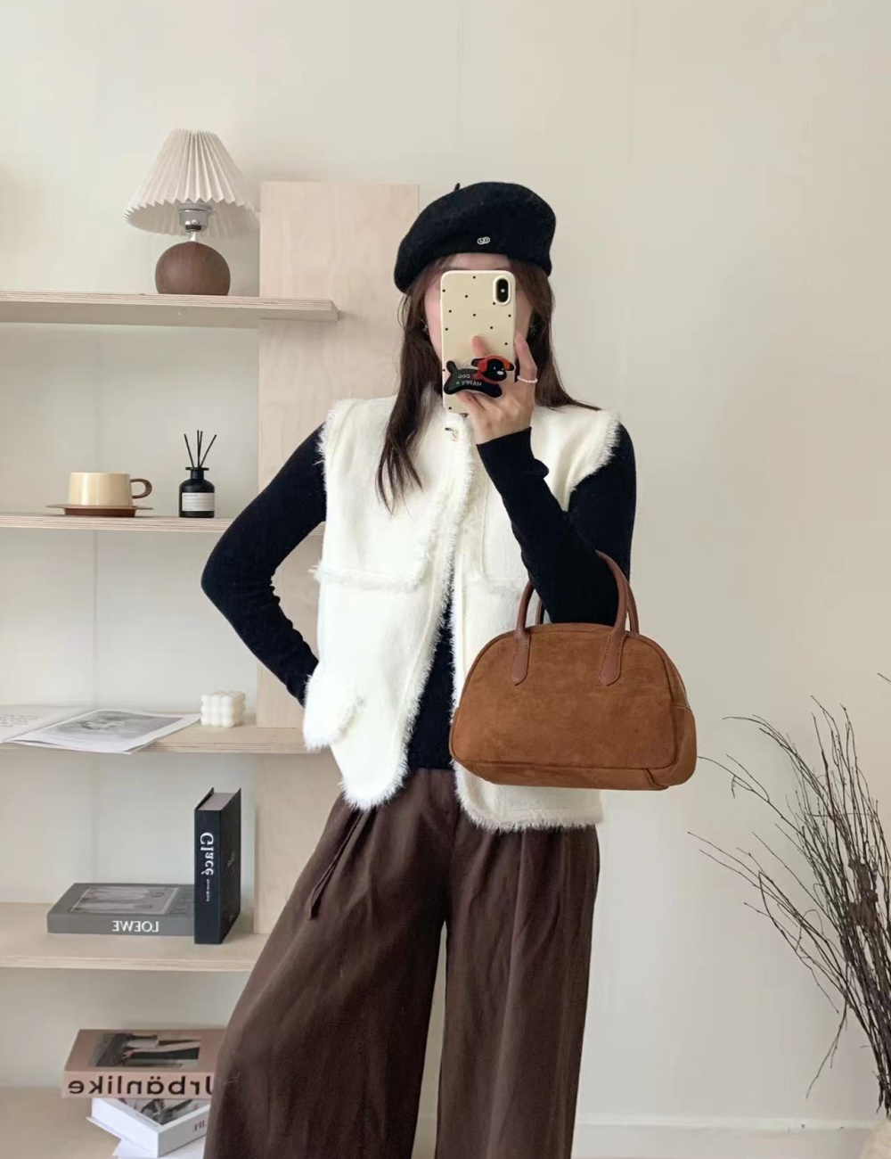 Ladies knitted coat outside the ride loose sweater