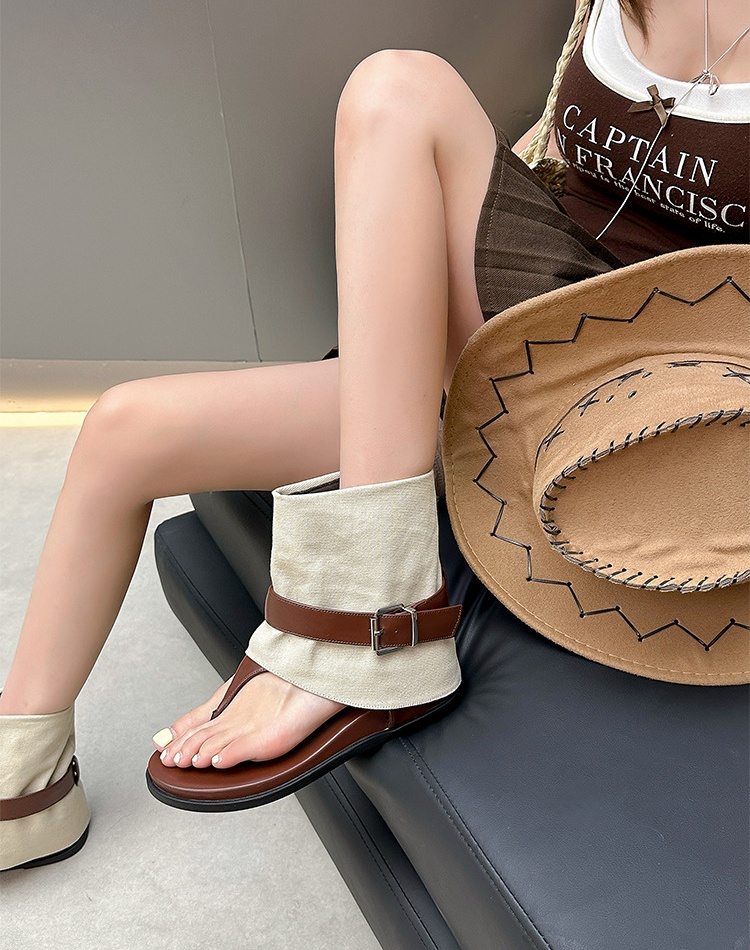 Summer pants France style summer boots for women