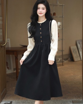 Long slim chanelstyle dress for women