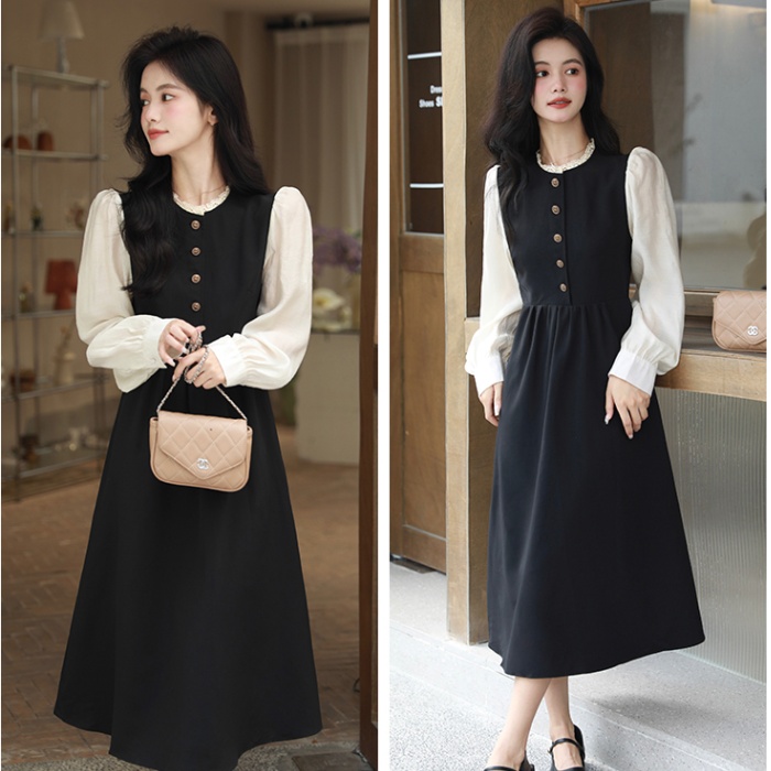 Long slim chanelstyle dress for women