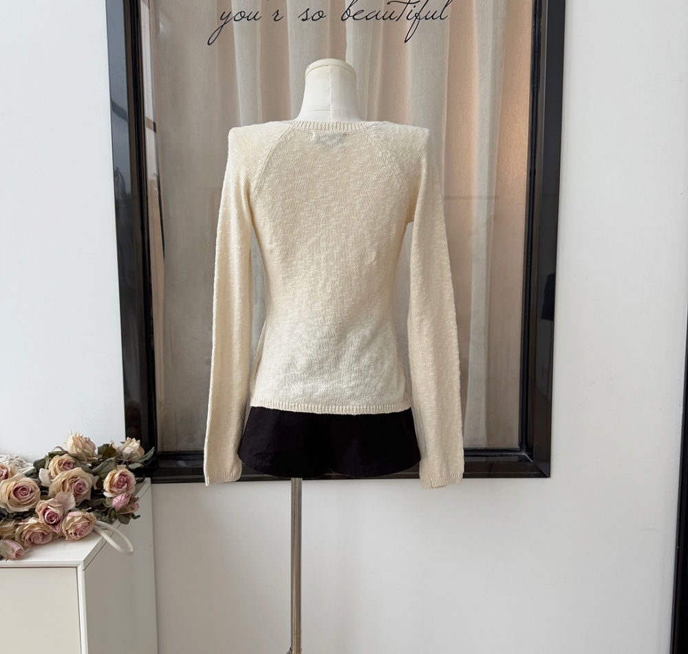 Mixed colors cardigan snowflake sweater for women