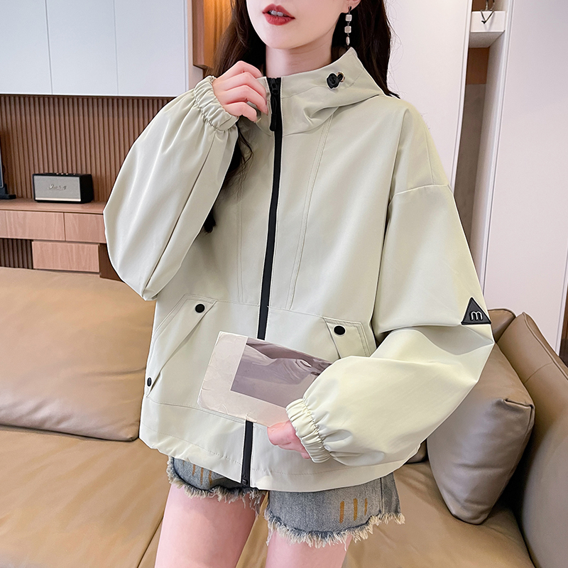 Long sleeve jacket technical jacket for women