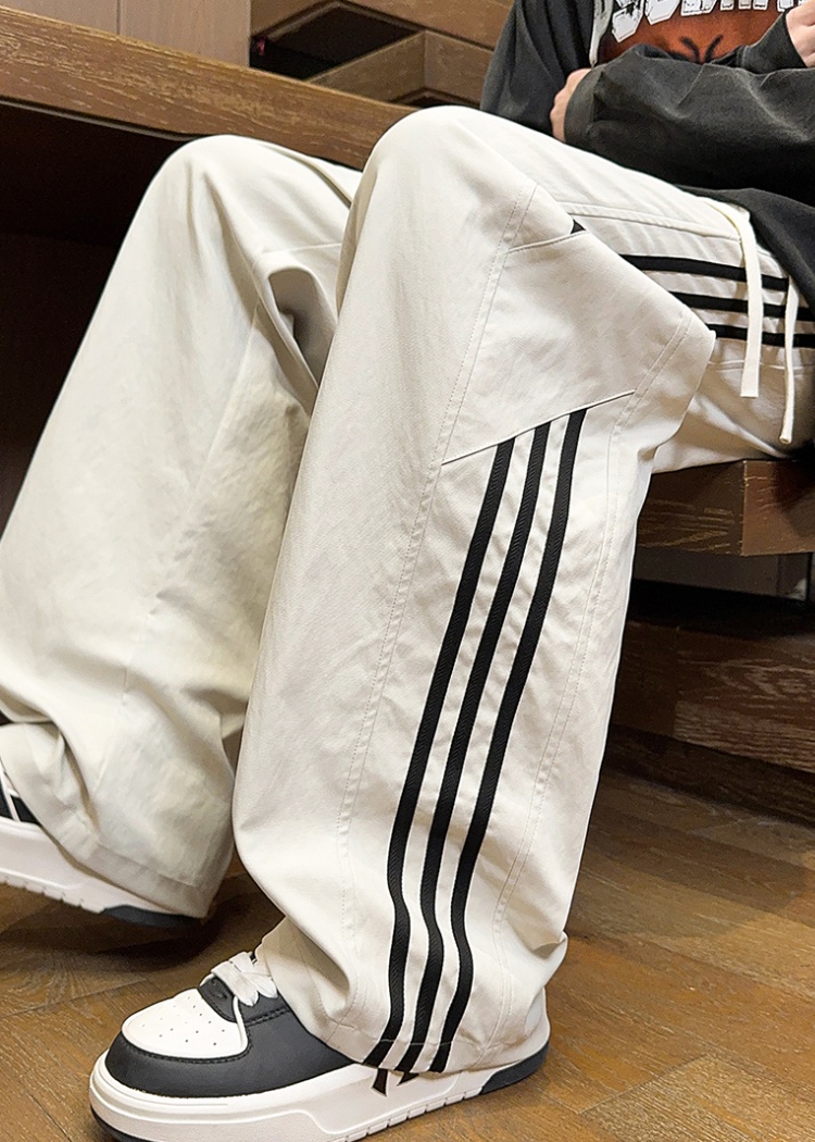 Straight sports long pants loose casual pants for men