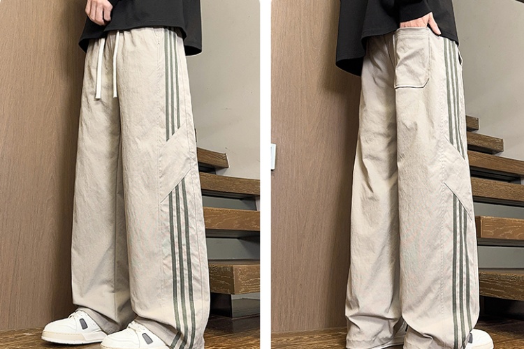 Straight sports long pants loose casual pants for men