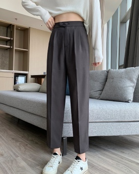 Straight loose suit pants slim harem pants for women