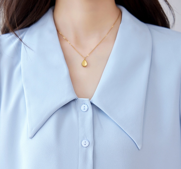 Korean style long sleeve tops autumn shirt for women